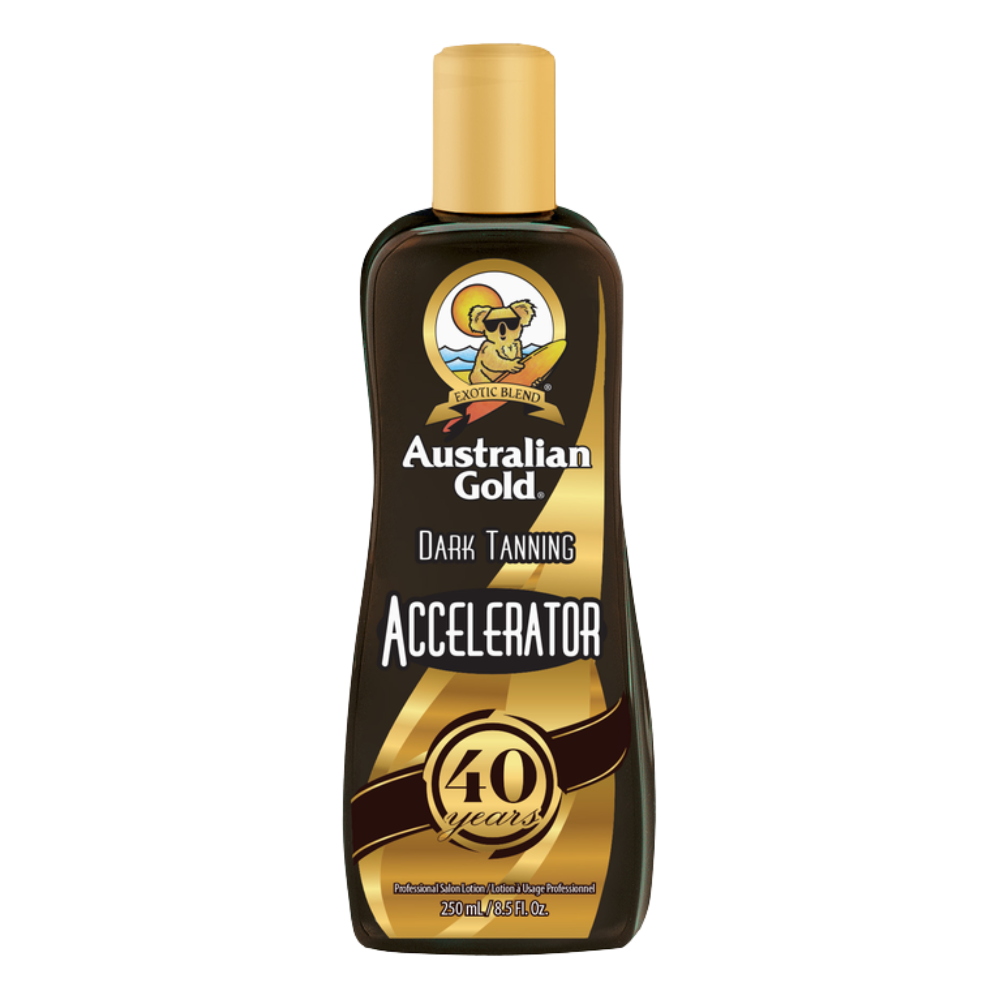 Australian Gold 40th Anniversary Dark Tanning Accelerator bottle