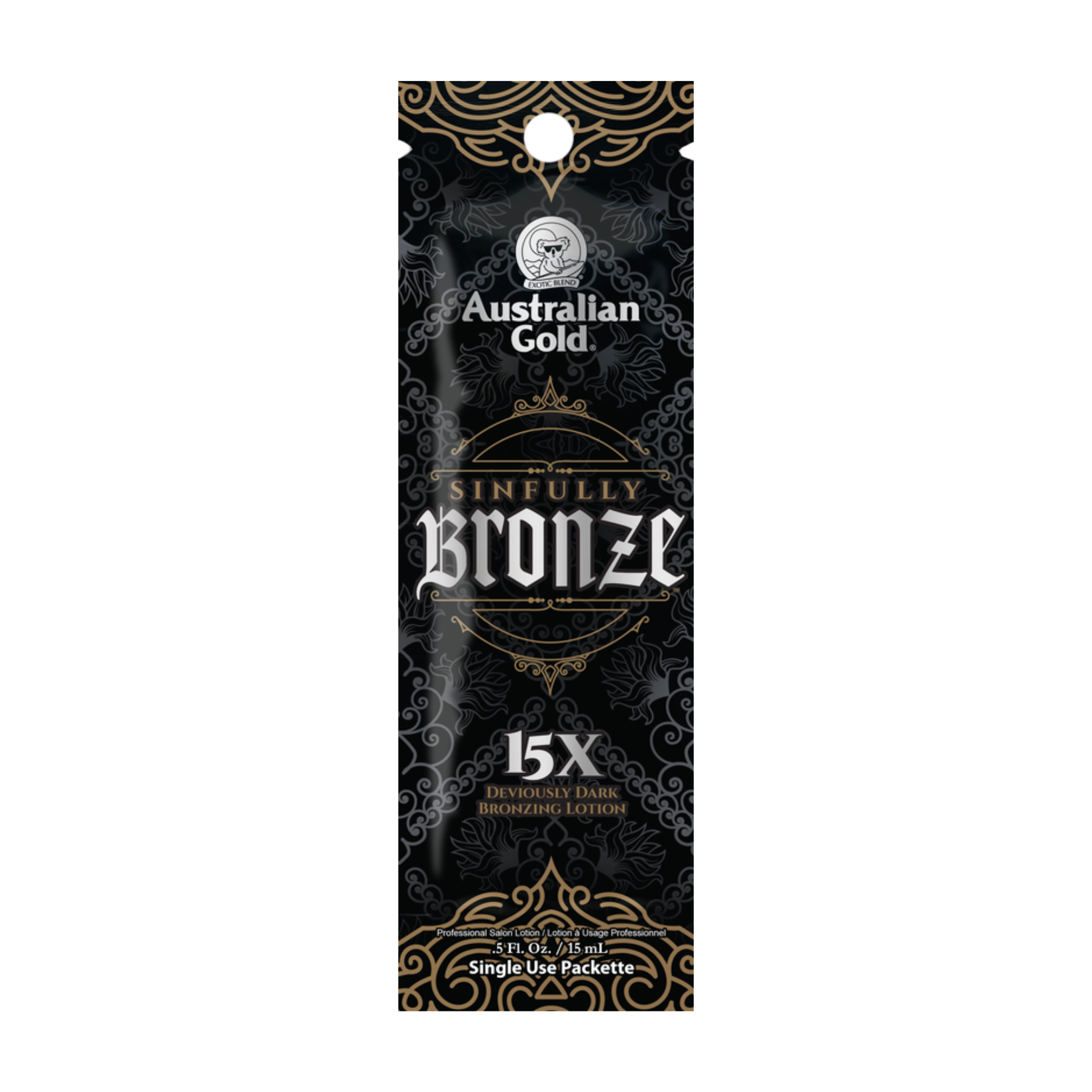 Australian Gold Sinfully Bronze 15X bronzing lotion sachet