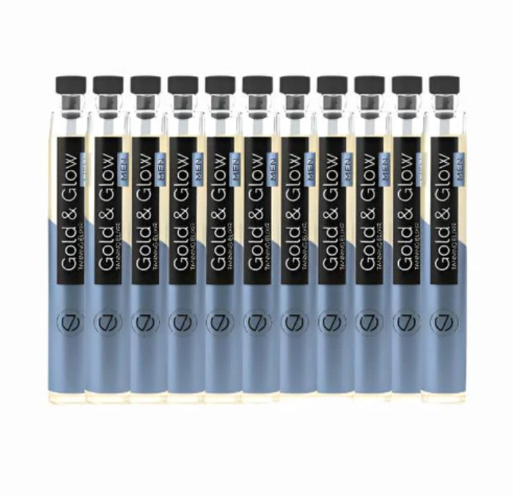 Seven Suns Gold and Glow Dry Oil Men (10 x 5.7ml Ampules)