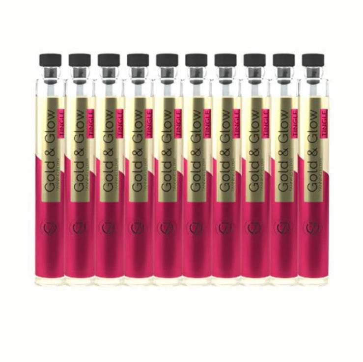 Seven Suns Gold and Glow Dry Oil Tingle (10 x 5.7ml Ampules)
