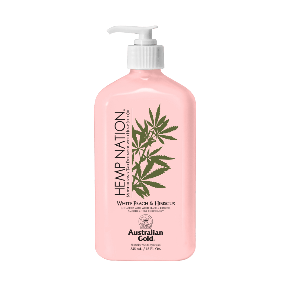 Australian Gold Hemp Nation White Peach & Hibiscus Tan Extender (535ml)
