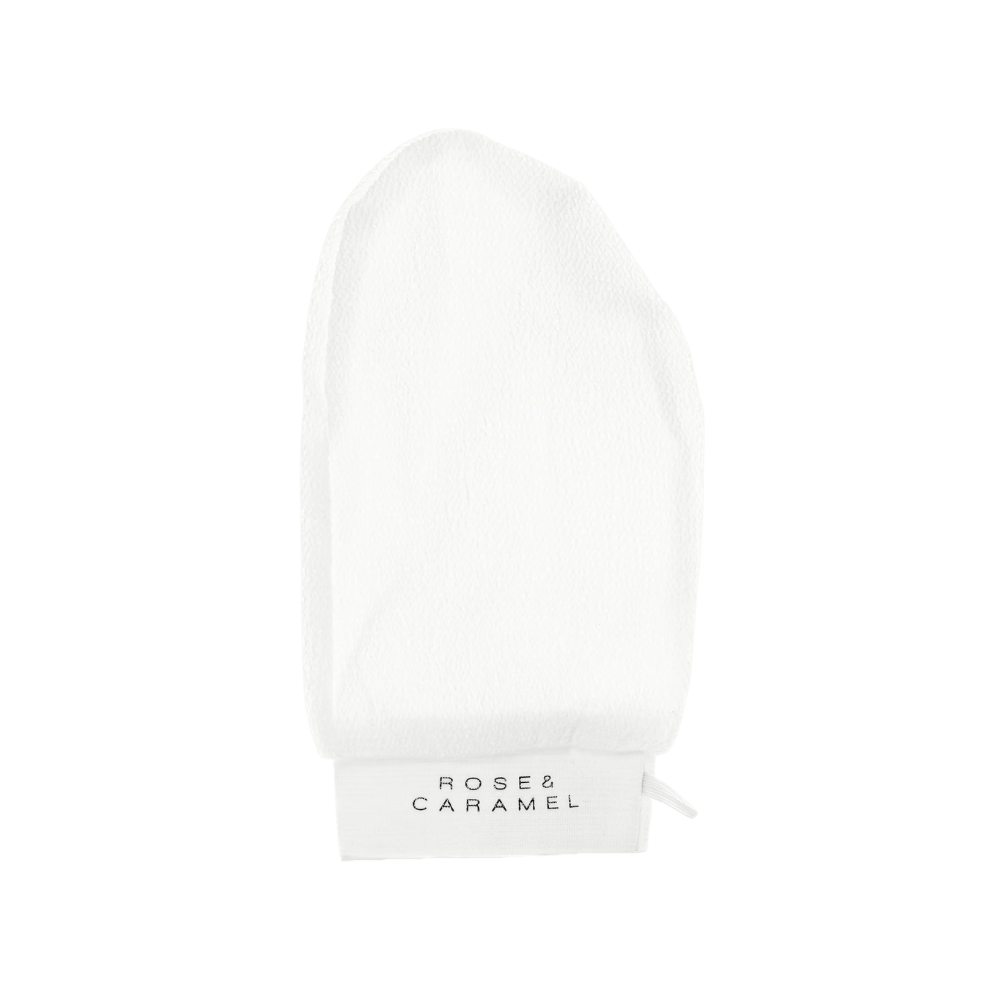 Rose & Caramel Exfoliating Body Mitt
