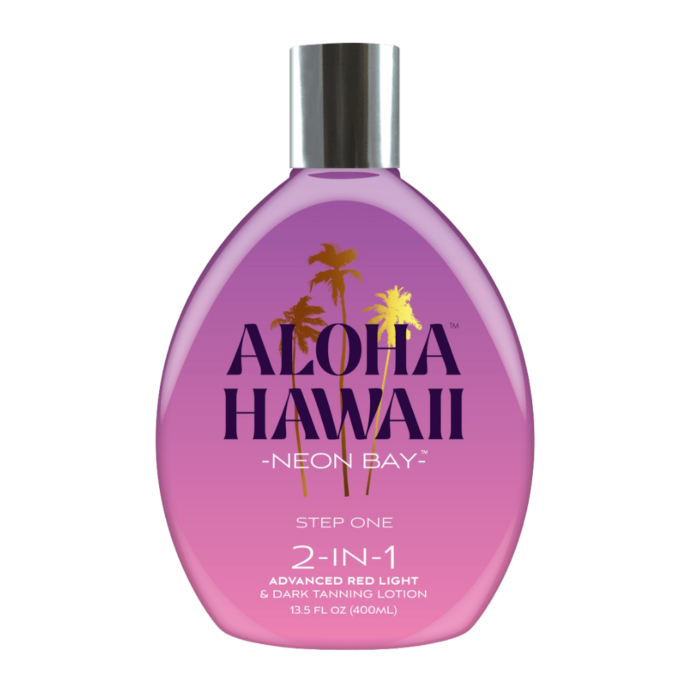 Tan Incorporated Aloha Hawaii Neon Bay