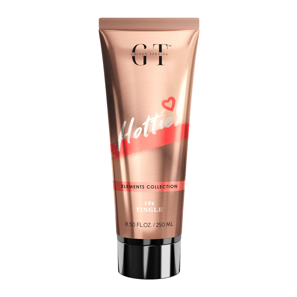 Golden Tanning Hottie! Tingle