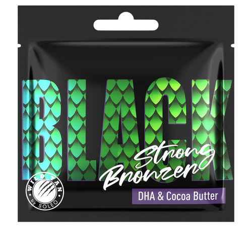 15ml sachet of Soleo Black Strong Bronzer