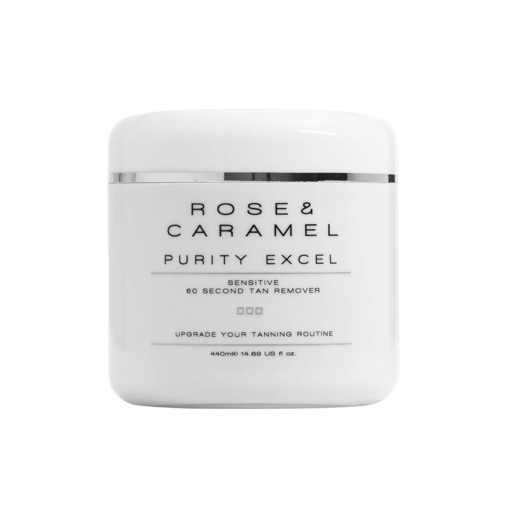 Rose & Caramel Purity Excel Sensitive 60‑Second Tan Remover (440 ml)