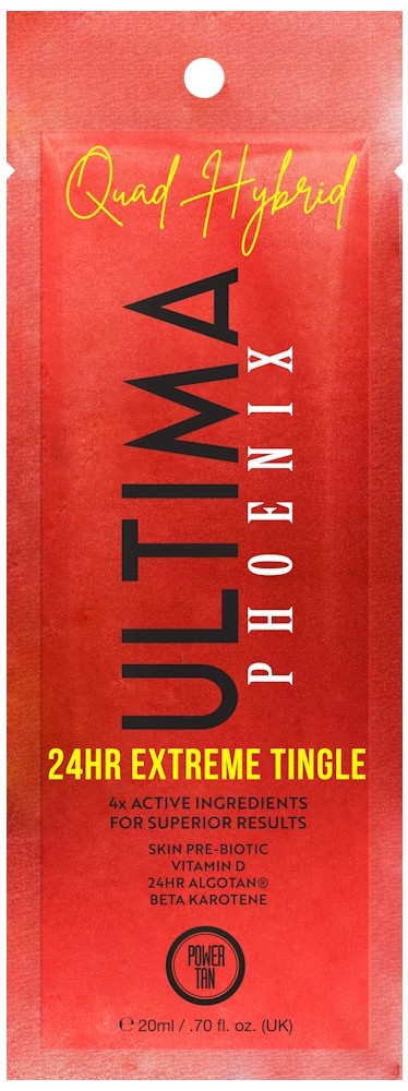 20ml sachet of Power Tan Ultima Phoenix