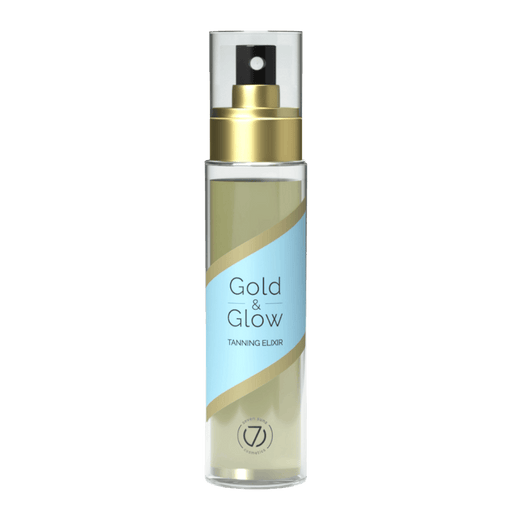 100ml bottle of Seven Suns Gold and Glow Dry Oil (100ml bottle)