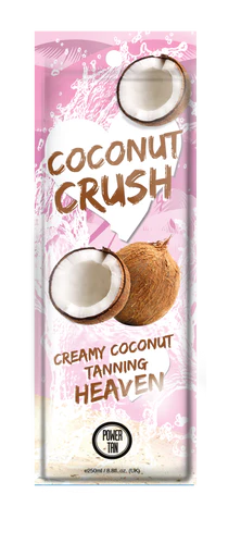 20ml sachet of Powertan Coconut Crush
