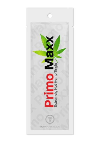 20ml sachet of Power Tan Primo Maxx
