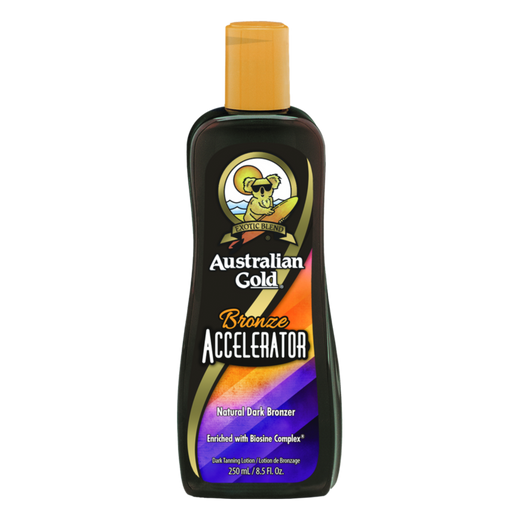 250ml bottle of Australian Gold Bronze Accelerator