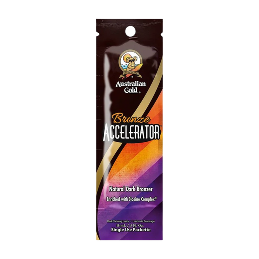 15ml sachet of Australian Gold Bronze Accelerator