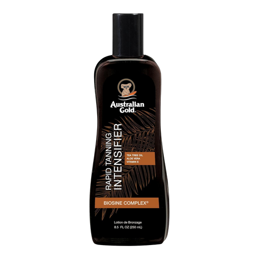 250ml bottle of Australian Gold Rapid Tan Intensifier