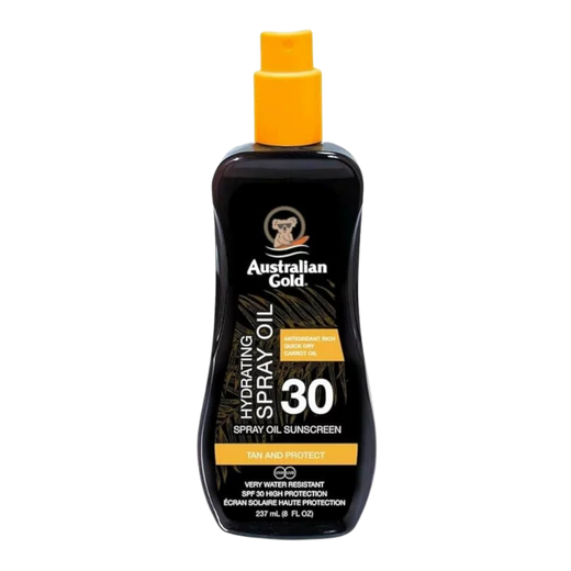 237ml spray of Australian Gold SPF 30 Spray Carrot Oil