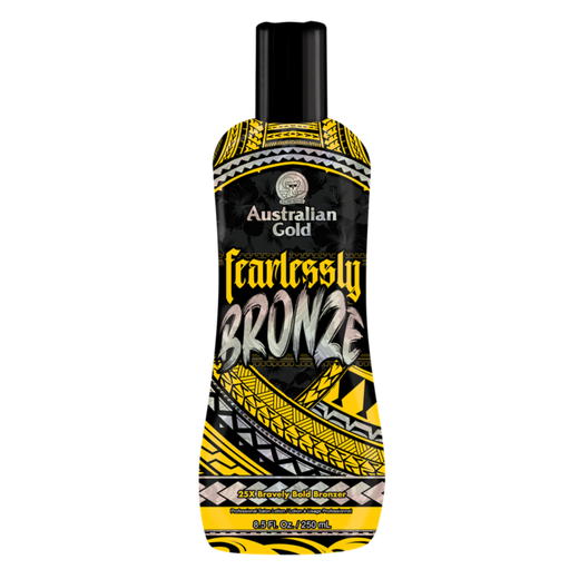 250ml bottle of Australian Gold Fearlessly Bronze