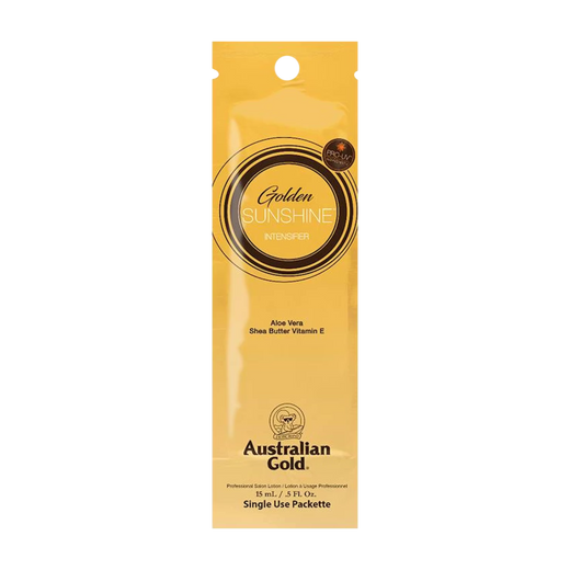 15ml sachet of Australian Gold Golden Sunshine