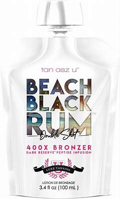 100ml pouch of Tan Asz U Beach Black Rum