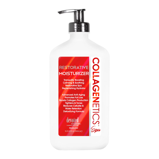 540ml bottle of Devoted Creations Collagenetics Restorative Moisturiser