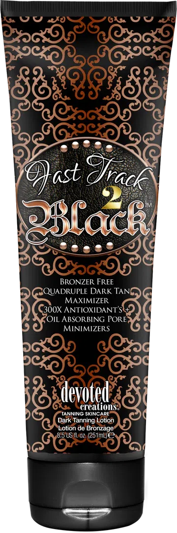 251ml bottle of Devoted Creations Fast Track 2 Black