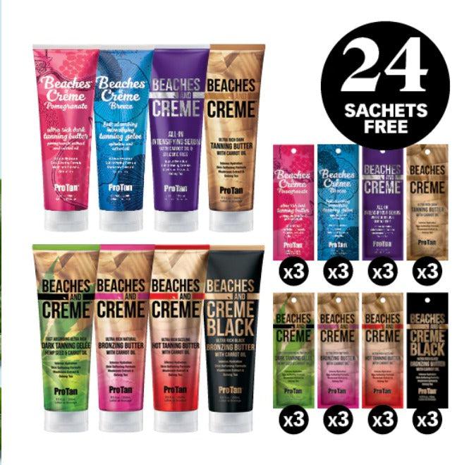 Pro Tan Beaches and Crème Intro Kit