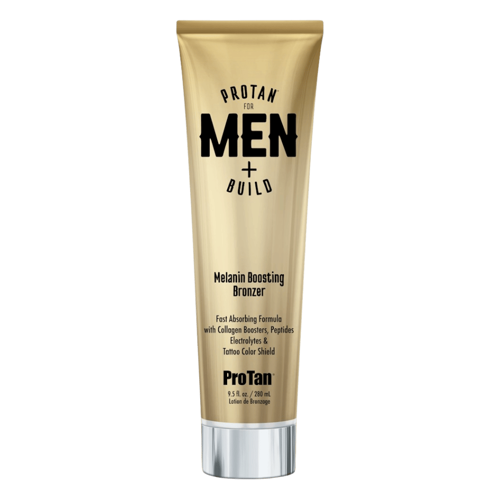 Pro Tan for Men + Build Melanin Boosting Bronzer DAMAGED BOTTLE