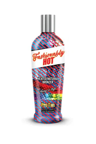 250ml bottle of Pro Tan Fashionably Hot