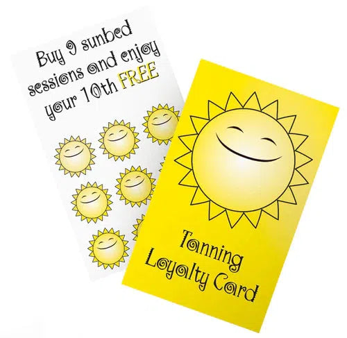 Tanning Loyalty Cards (Pack of 100)