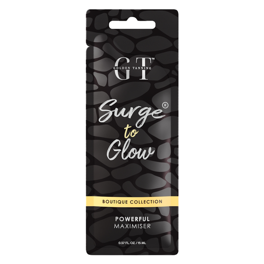 15ml sachet of Golden Tanning Surge To Glow