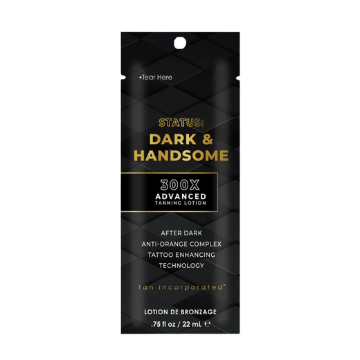22ml sachet of Tan Incorporated Status: Dark & Handsome