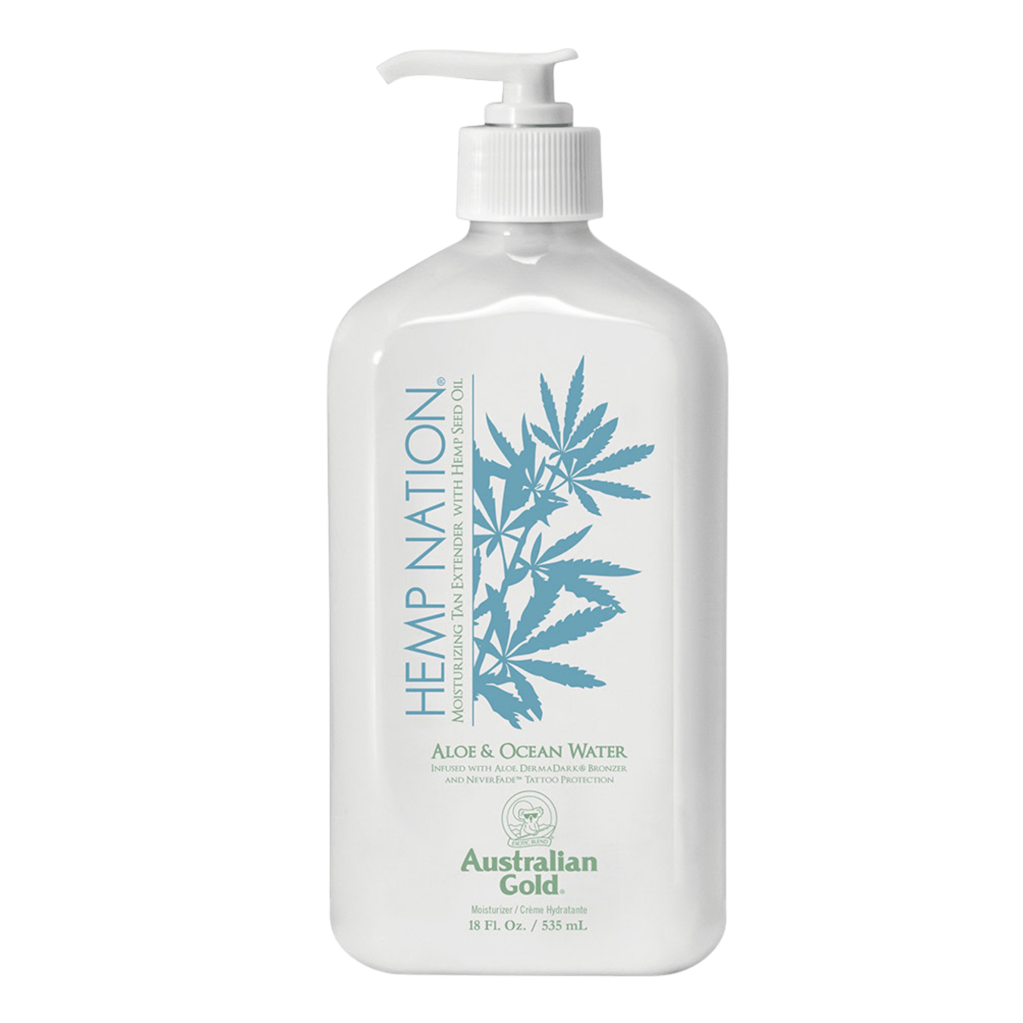 Australian Gold Hemp Nation Aloe & Ocean Water Tan Extender (535ml)