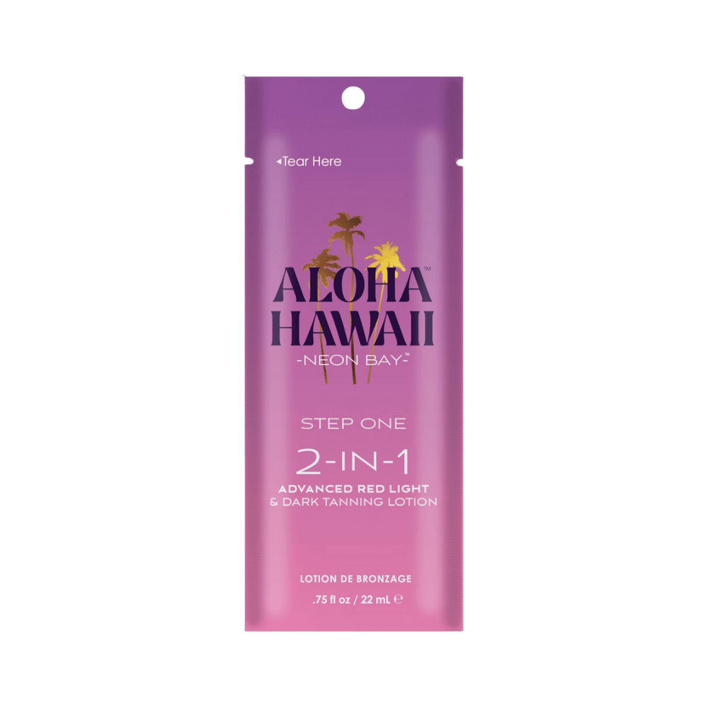 Tan Incorporated Aloha Hawaii Neon Bay