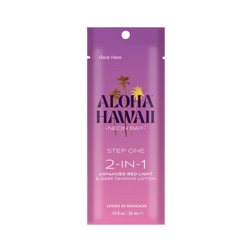 22ml sachet of Tan Incorporated Aloha Hawaii Neon Bay