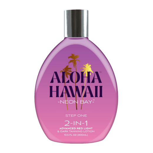 400ml bottle of Tan Incorporated Aloha Hawaii Neon Bay