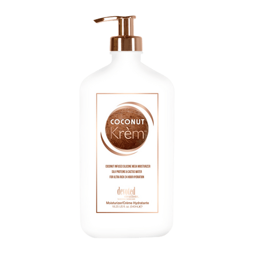 540ml bottle of Devoted Creations Coconut Krem Moisturiser