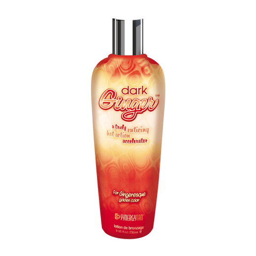 230ml bottle of Synergy Tan Dark Ginger