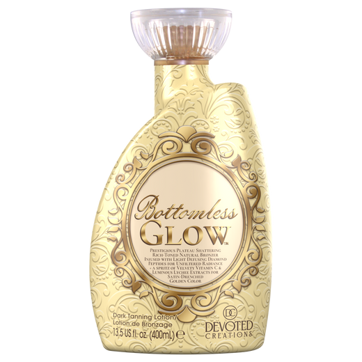 400ml bottle of Devoted Creations Bottomless Glow