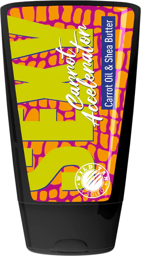 125ml bottle of Soleo Sexy Carrot Accelerator