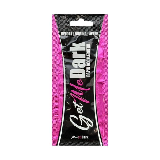 15ml sachet of Must B Dark Get Me Dark Rapid Accelerator