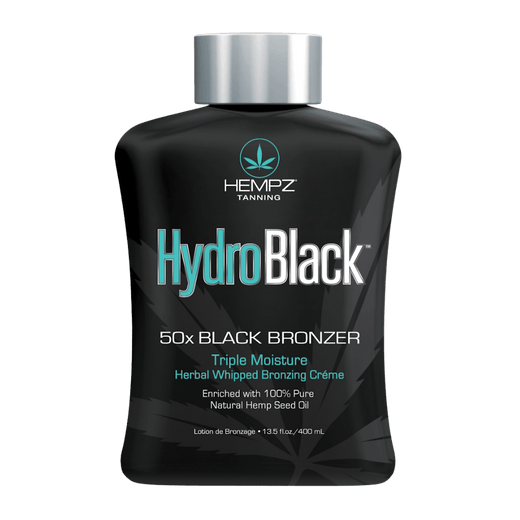 400ml bottle of Hempz HydroBlack 50x Black Bronzer