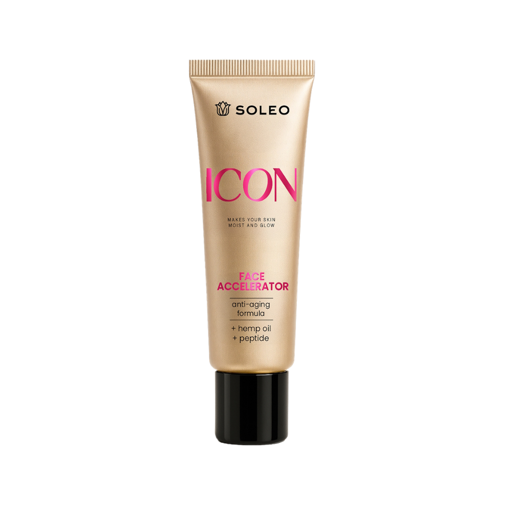 30ml mini tube of Soleo Icon Face Accelerator Mini Tube