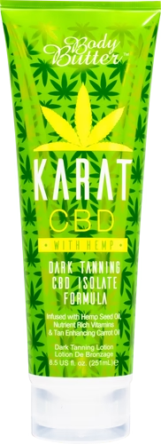 251ml bottle of Body Butter Karat CBD with Hemp