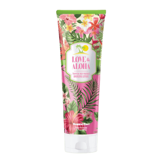 280ml bottle of Supre Tan Love & Aloha