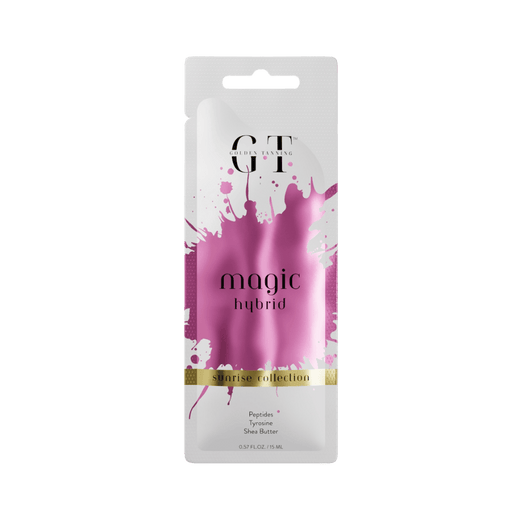 15ml sachet of Golden Tanning Magic Hybrid Accelerator