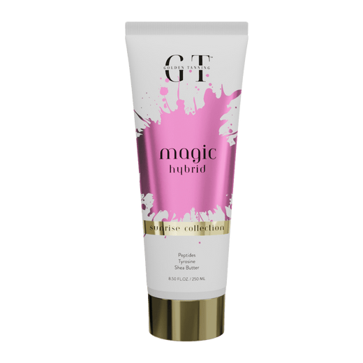 250ml bottle of Golden Tanning Magic Hybrid Accelerator