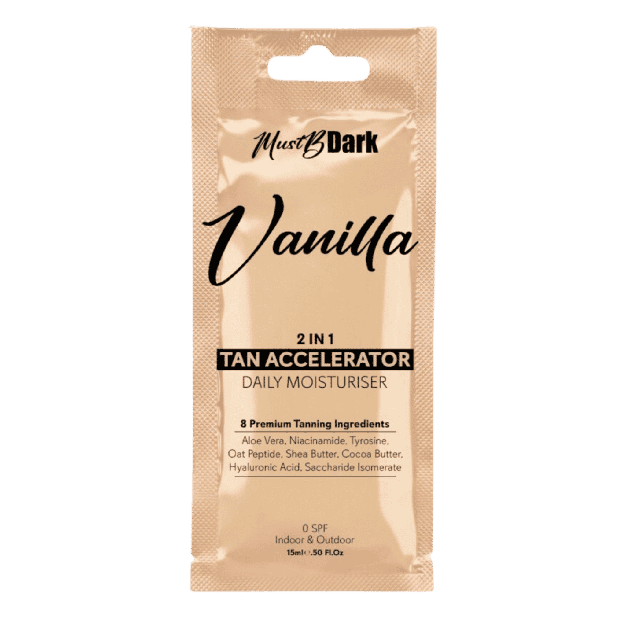 Must B Dark Vanilla Tan Accelerator