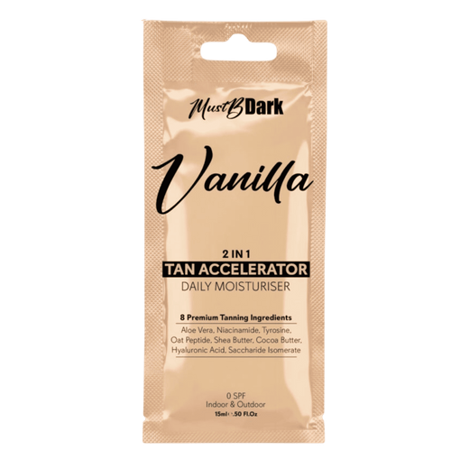 Must B Dark Vanilla Tan Accelerator