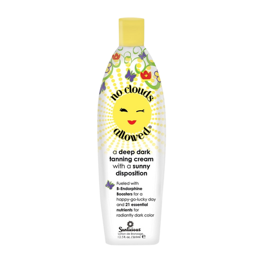 369ml bottle of Synergy Tan No Clouds Allowed