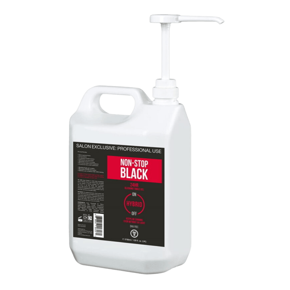 Gallon of Power Tan Non-Stop Black Hybrid Tingle Gelee