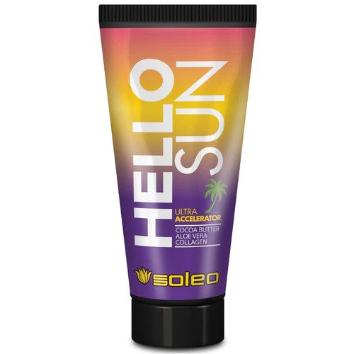 150ml bottle of Soleo Hello Sun