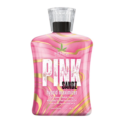400ml bottle of Hempz Pink Sandz Hybrid Maximizer